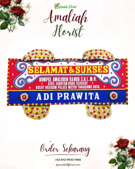 Papan Bunga Ucapan Selamat Panggung Rawi